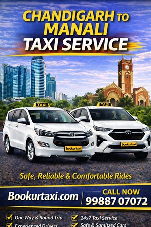 Chandigarh to Manali cab service || Only 3350 - BookUrtaxi