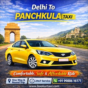 Delhi To Panchkula Taxi | Booking Start - Bookurtaxi