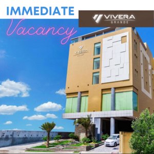 Immediate Vacancy* Applications are invited for the following positions at **Vivera Grande * Dindugal.Tamilnadu