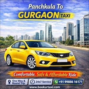 Panchkula to Gurgaon Taxi – Easy Online Cab Booking At Bookurtaxi