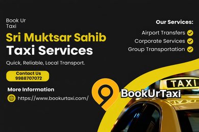 Sri Muktsar Sahib Taxi Service | Sri Muktsar Sahib Cab Service From ₹9/Km - BookUrTaxi
