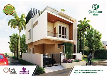 Gokulam Villa's By PropShell developers Nolambur Chennai. Near Velammal Vidyalaya Annexure School