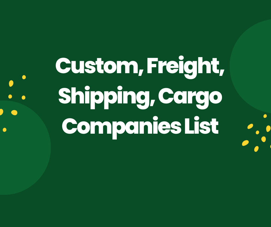 Logistics Companies List