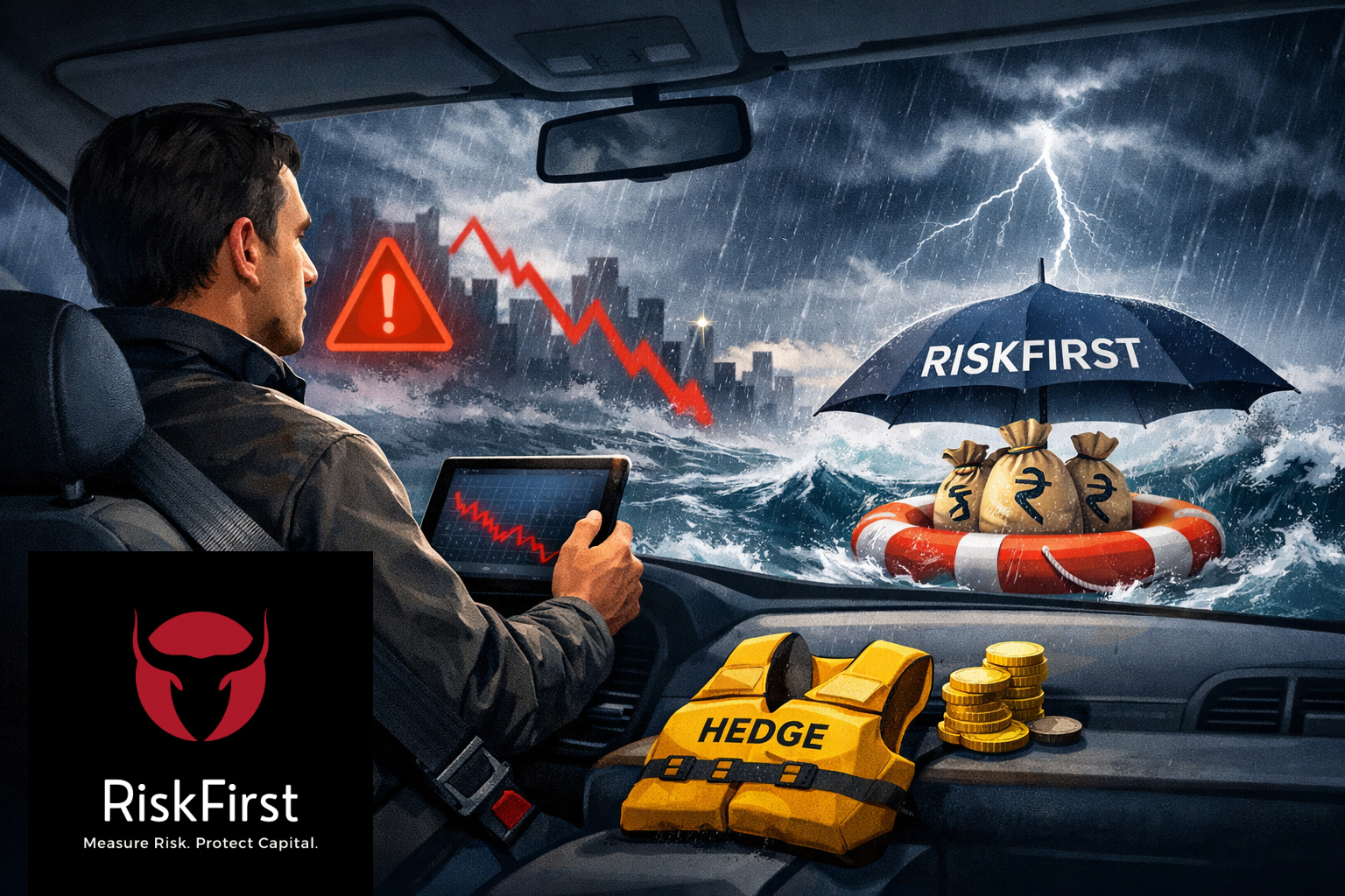 Why Every Portfolio Must Be Hedged — The RiskFirst Way to Survive Market Crashes