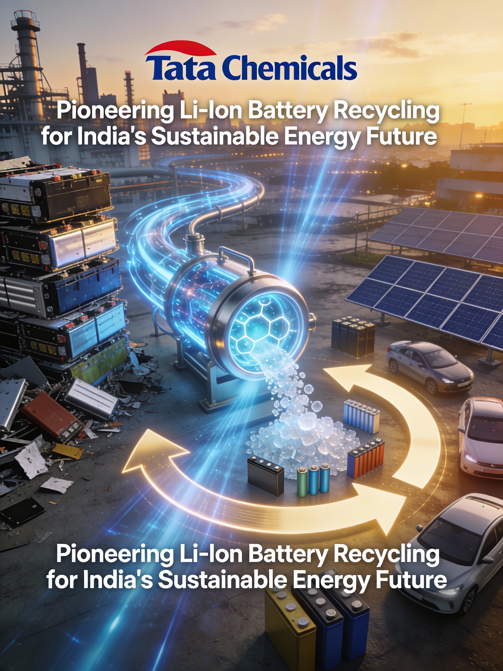 Tata Chemicals: Pioneering Li-Ion Battery Recycling for India's Sustainable Energy Future ​