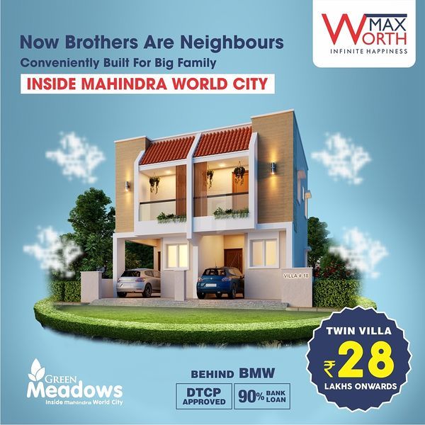 Green Meadows Mahindra City, GST, Chennai. Behind BMW Group