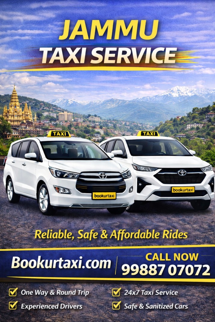 jammu Taxi Service | jammu Cab Service - BookUrTaxi